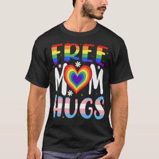 Hbtq-flagga Allierad Lesbisk Gay Regnbåge Hjärta G T Shirt