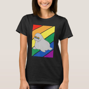Hbtq Flagga Gay Pride Månad Regnbåge Valross Hbt G T Shirt