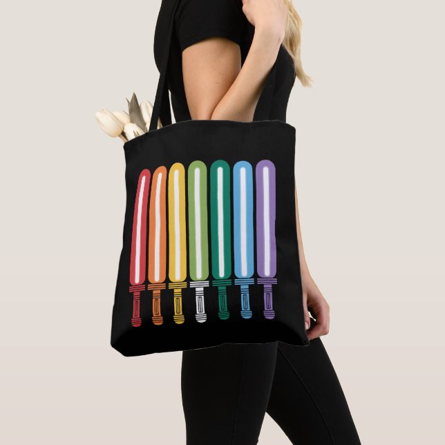 HBTQ-flagga Gay Pride  Tygkasse (Närbild)