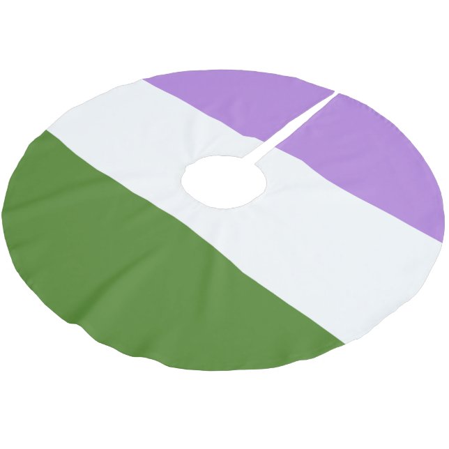 Hbtq-flaggan Julgransmatta Borstad Polyester (Vinklad)