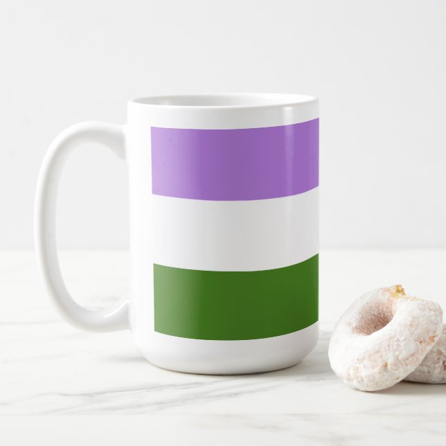 Hbtq-flaggan Kaffemugg (Med munk)