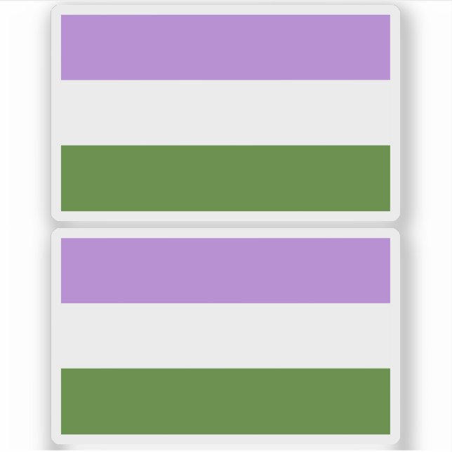 Hbtq-flaggan Klistermärken (Framsida)