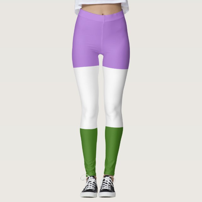 Hbtq-flaggan Leggings (Framsida)