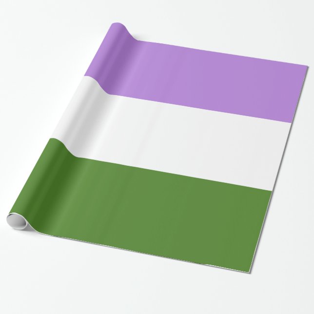 Hbtq-flaggan Presentpapper (Utrullad)