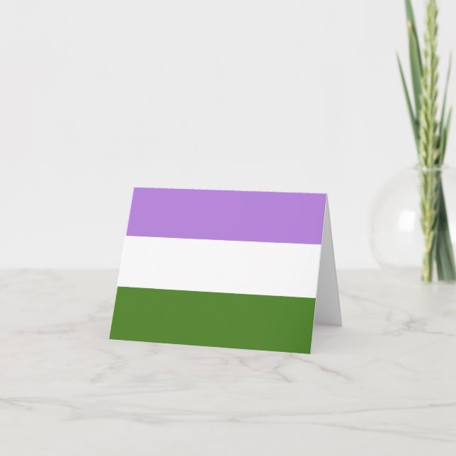 Hbtq-flaggan Tack Kort (Framsida)