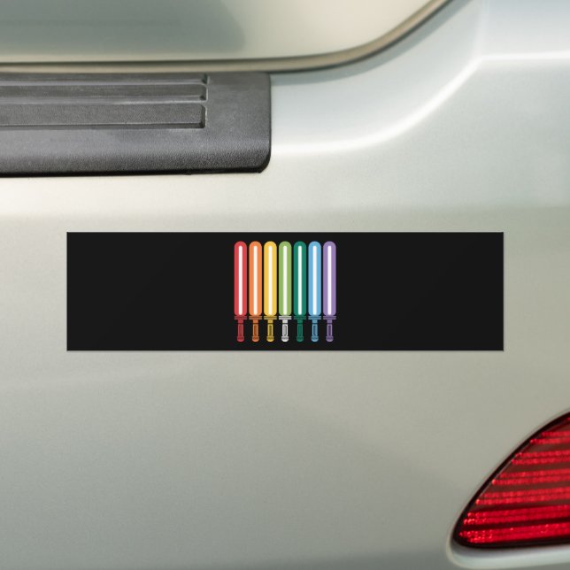 HBTQ-flaggans gay-pr Pride  Bildekal (På Bil)