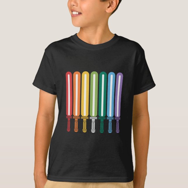 HBTQ-flaggans gay-pr Pride  T Shirt (Framsida)