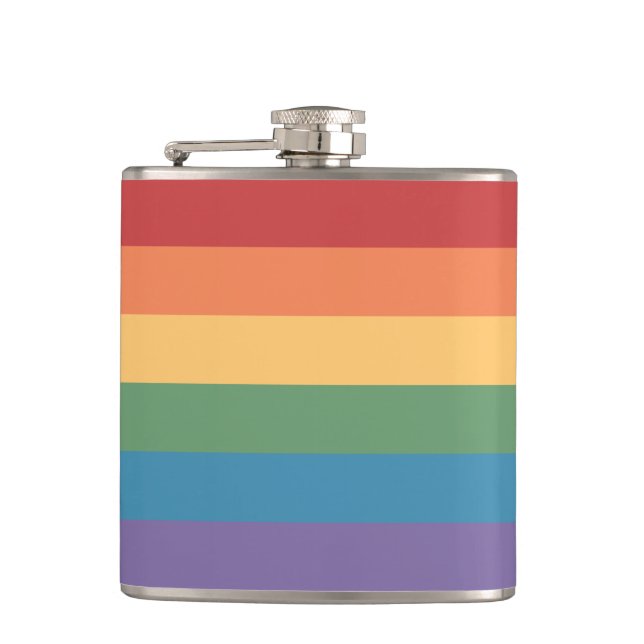 HBTQ-flaggans hemmelsfärgade nyanser Fickplunta (Framsidan)