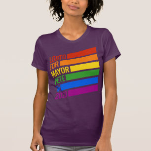 HBTQ För Borgmästare Pete 2020 T Shirt