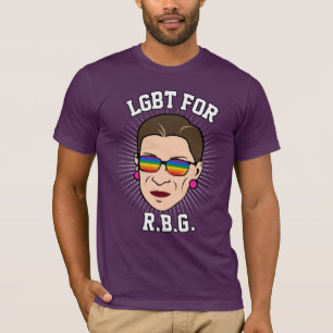 HBTQ för RBG - Ruth Bader Ginsburg Pride T Shirt