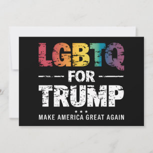 HBTQ FÖR TRUMP GAY LESBISK FÖR TRUMP 2024 INBJUDNINGAR