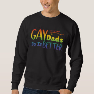 HBTQ-förälder HBTQ-pappa HBTQ-pappa Queer Pappa HB Lång Ärmad Tröja