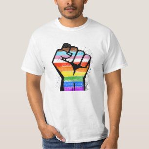 HBTQ FÖRBEREDANDE STOLTHET NÄVE T SHIRT