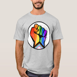 HBTQ-FRAMSTEG STOLTHET NÄVSTARK MOTSTÅND T SHIRT