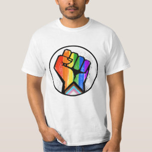 HBTQ-FRAMSTEG STOLTHET NÄVSTRESA MOTSTÅND T SHIRT