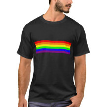 HBTQ Gay Pride Grundläggande 6 Färgers Regnbåge