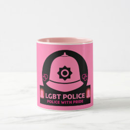 HBTQ+ Gay Pride Polis Mugg