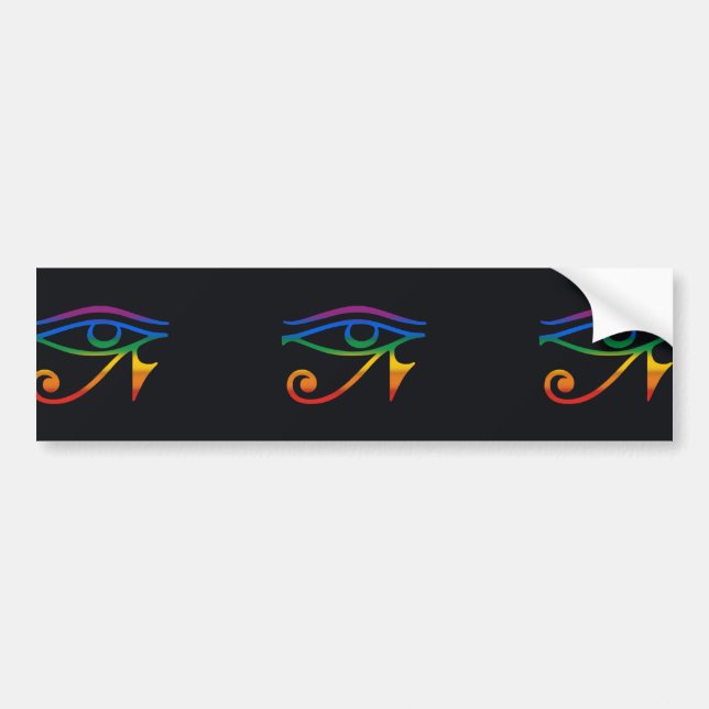 HBTQ Goth Pride Flagga Bildekal (Framsidan)