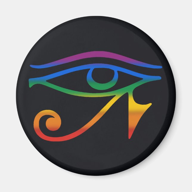 HBTQ Goth Pride Flagga Magnet (Framsidan)