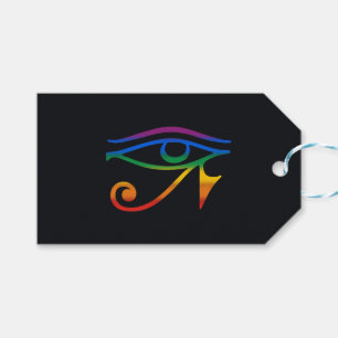 HBTQ Goth Pride Flagga Presentetikett