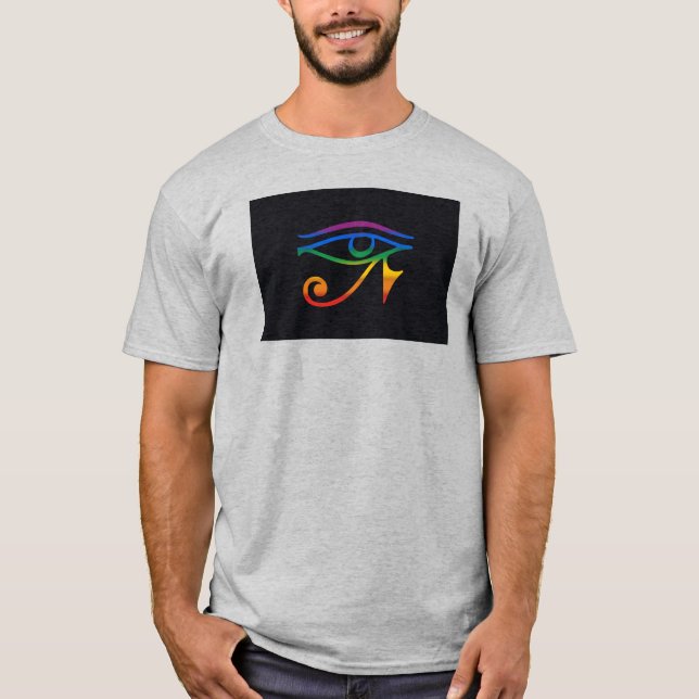 HBTQ Goth Pride Flagga T Shirt (Framsida)