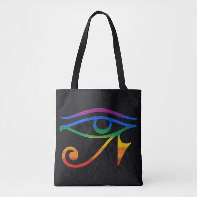HBTQ Goth Pride Flagga Tygkasse (Framsida)