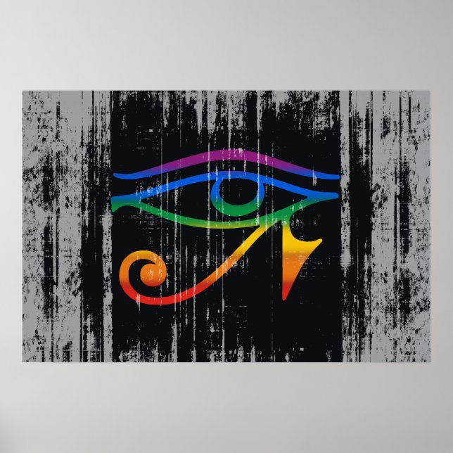 HBTQ GOTH STOLTHETSFLAGG POSTER (Framsidan)