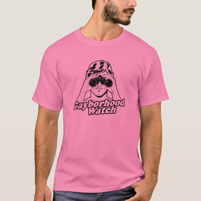 HBTQ-humor HBTQ-kvarter Tee Shirt (Framsida)
