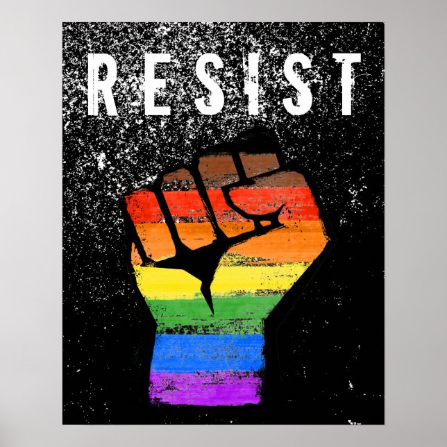 HBTQ IKP Philly Pride Fist Poster (Framsidan)