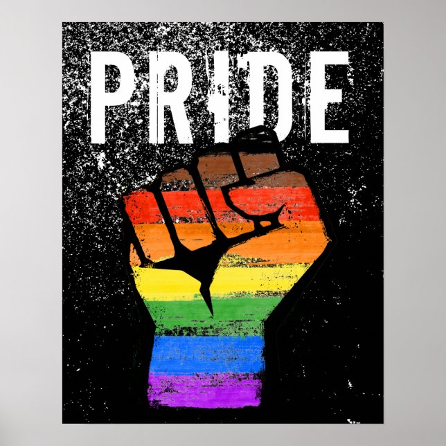 HBTQ IKP Philly Pride Fist Poster (Framsidan)