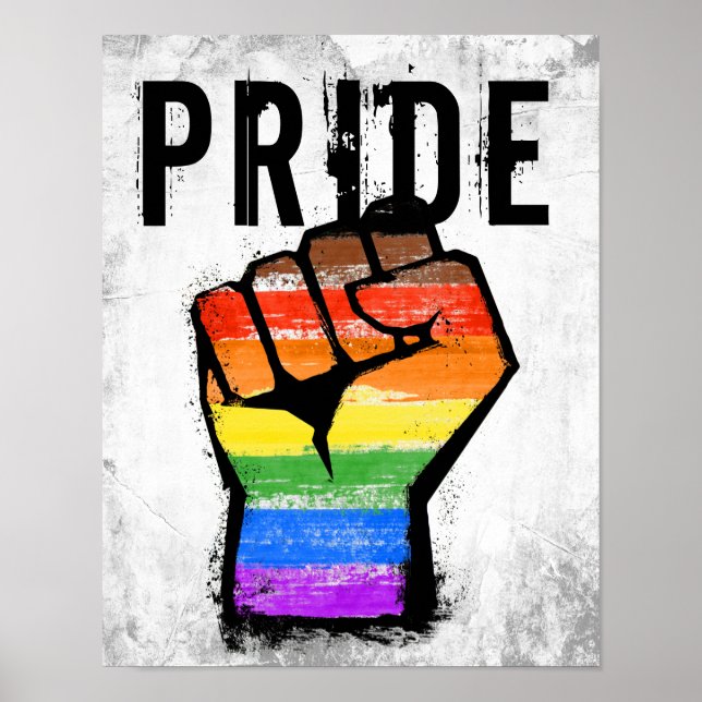 HBTQ IKP Philly Pride Fist Poster (Framsidan)