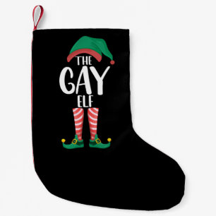 HBTQ-imma tomte matchande familj julfest Liten Julstrumpa