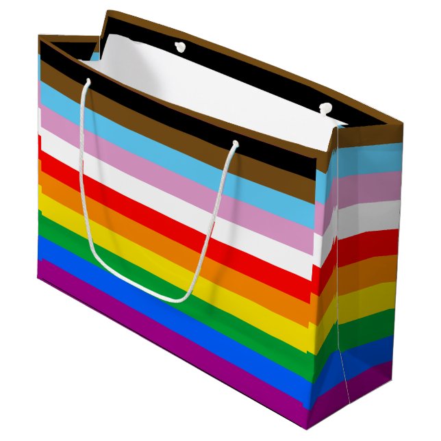 HBTQ+ INKLUDERANDE PRIDEFLAGG (Framsidan Vinklad)