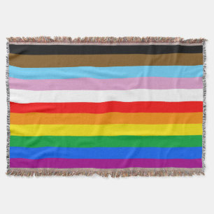 HBTQ+ INKLUDERANDE PRIDEFLAGG FILT