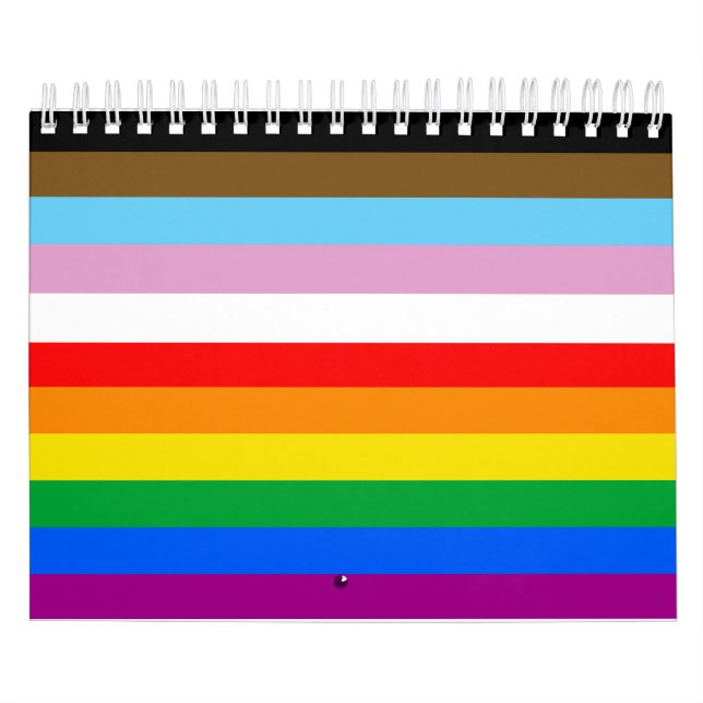 HBTQ+ INKLUDERANDE PRIDEFLAGG KALENDER (Omslag)