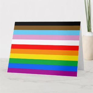 HBTQ+ INKLUDERANDE PRIDEFLAGG KORT