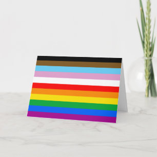 HBTQ+ INKLUDERANDE PRIDEFLAGG KORT