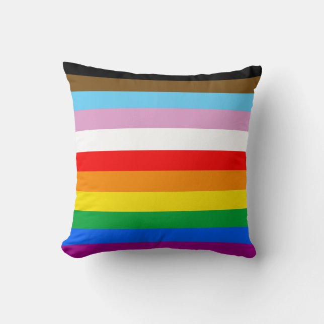HBTQ+ INKLUDERANDE PRIDEFLAGG KUDDE (Framsida)