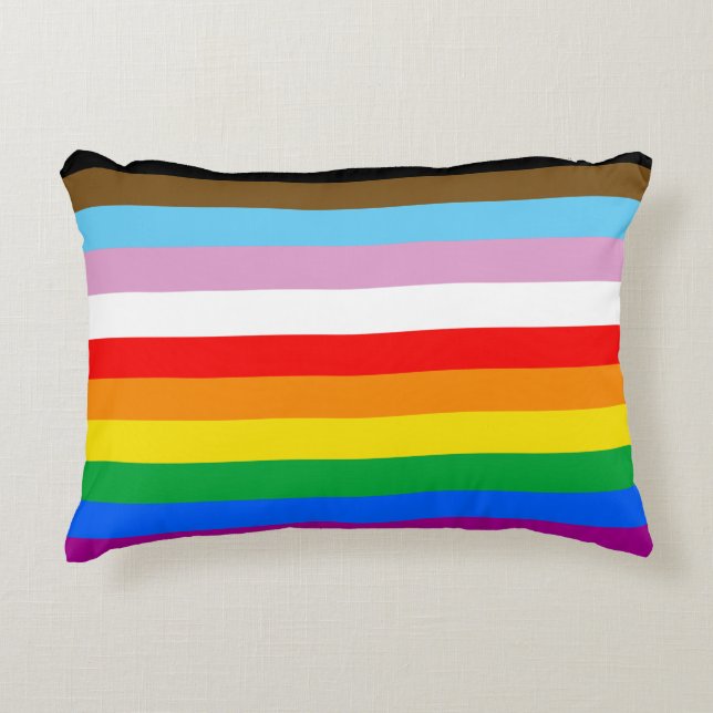 HBTQ+ INKLUDERANDE PRIDEFLAGG PRYDNADSKUDDE (Framsidan)