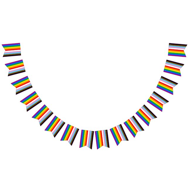 HBTQ+ INKLUDERANDE PRIDEFLAGG VIMPLAR (Alla)