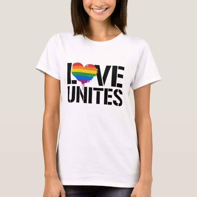 HBTQ-KÄRLEK ENAR T SHIRT (Framsida)
