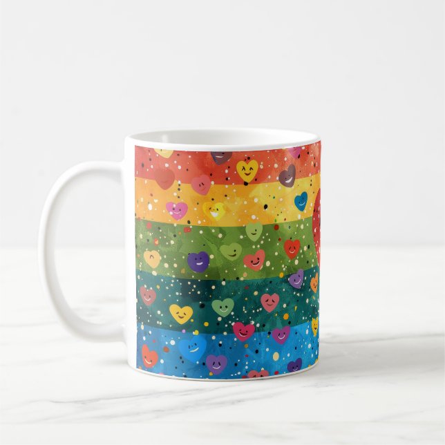 HBTQ-kärlek Kaffemugg (Vänster)