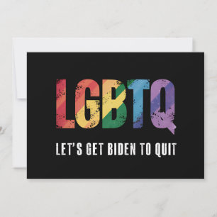 HBTQ Låt oss få Biden att hålla tyst om Pride  Inbjudningar
