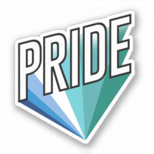 HBTQ Man Pride Burst Klistermärken