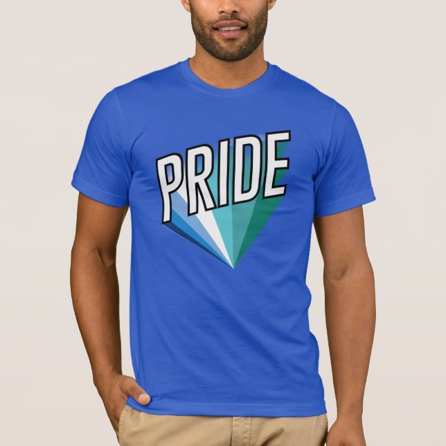 HBTQ Man Pride T-Shirt (Framsida)