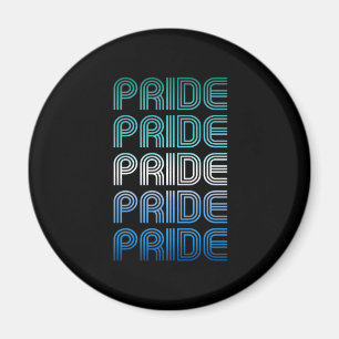 HBTQ Man Retro Pride Stolthet Magnet