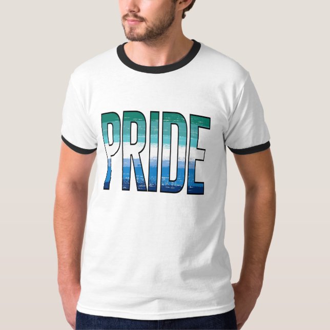 HBTQ Manlig Pride T-Shirt (Framsida)