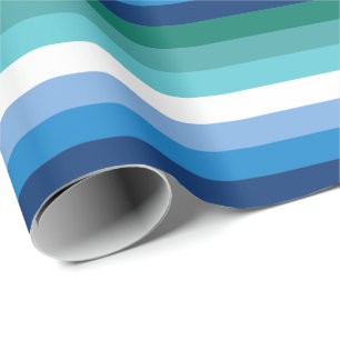 Hbtq Manlig Prideflagga (Azure) Presentpapper
