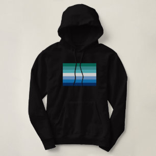 Hbtq Manlig Prideflagga (Azure) T Shirt