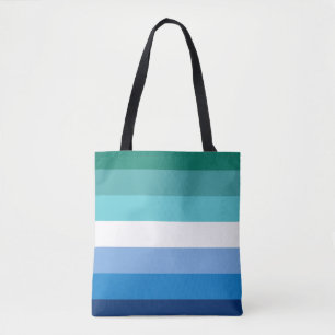 Hbtq Manlig Prideflagga (Azure) Tygkasse
